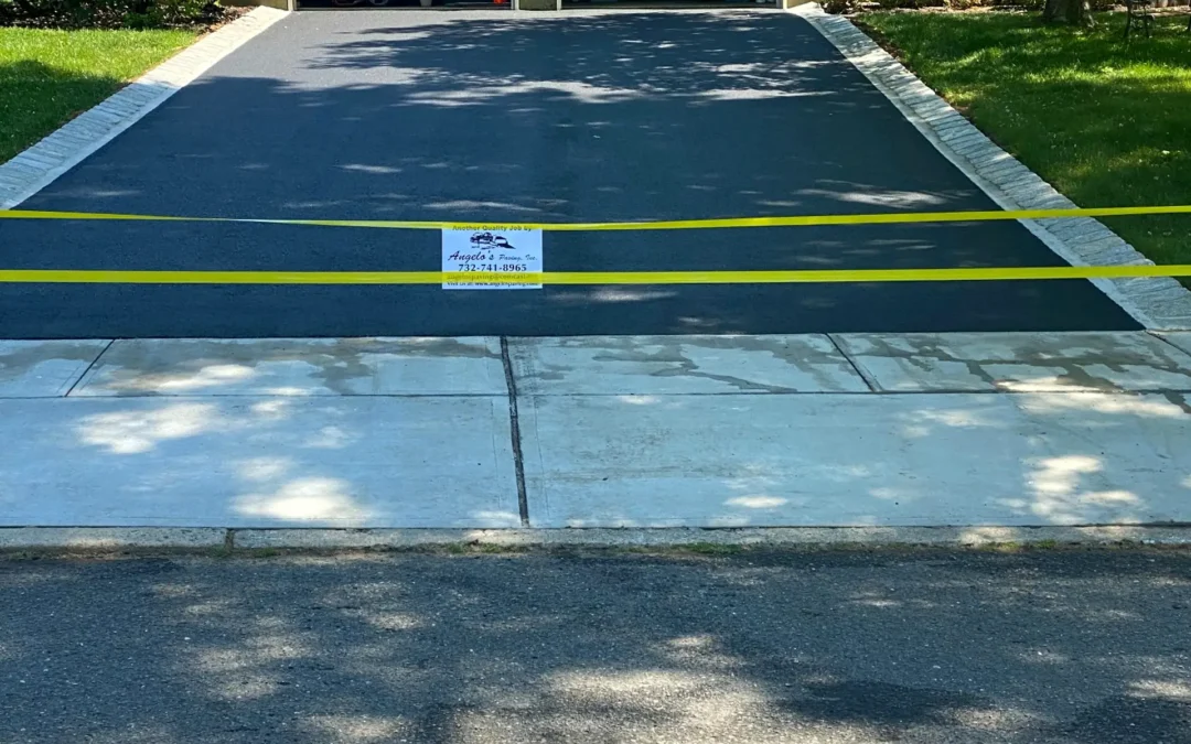 Sharp Lines & Lasting Finish – Driveway with Paver Border in Ocean Township, NJ