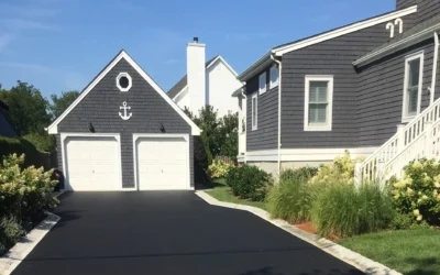Coastal Curb Appeal – Asphalt Driveway with Block Edging in Monmouth Beach, NJ